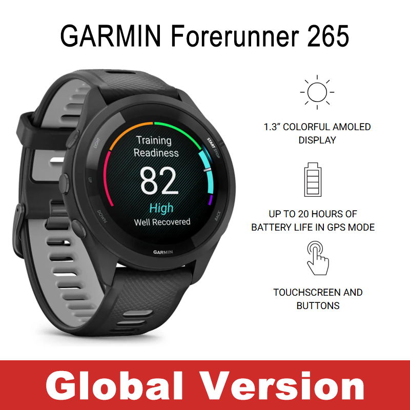 Gps Running Watch - Smartwatch Garmin Forerunner 265 per Corsa
