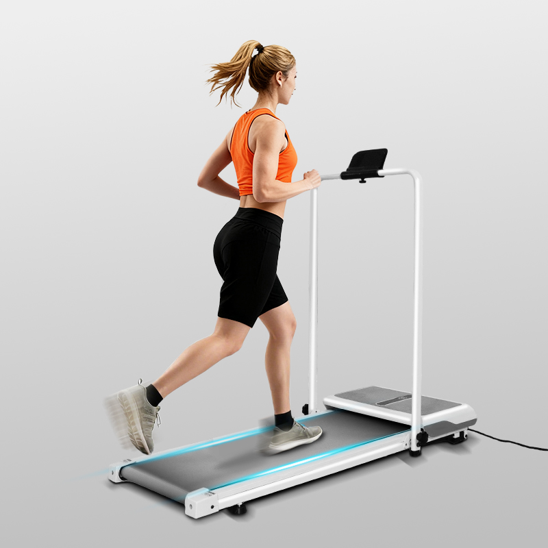 Running Gear Gym - Tapis Roulant Pieghevole 2-in-1 Salvaspazio, Attrezzatura