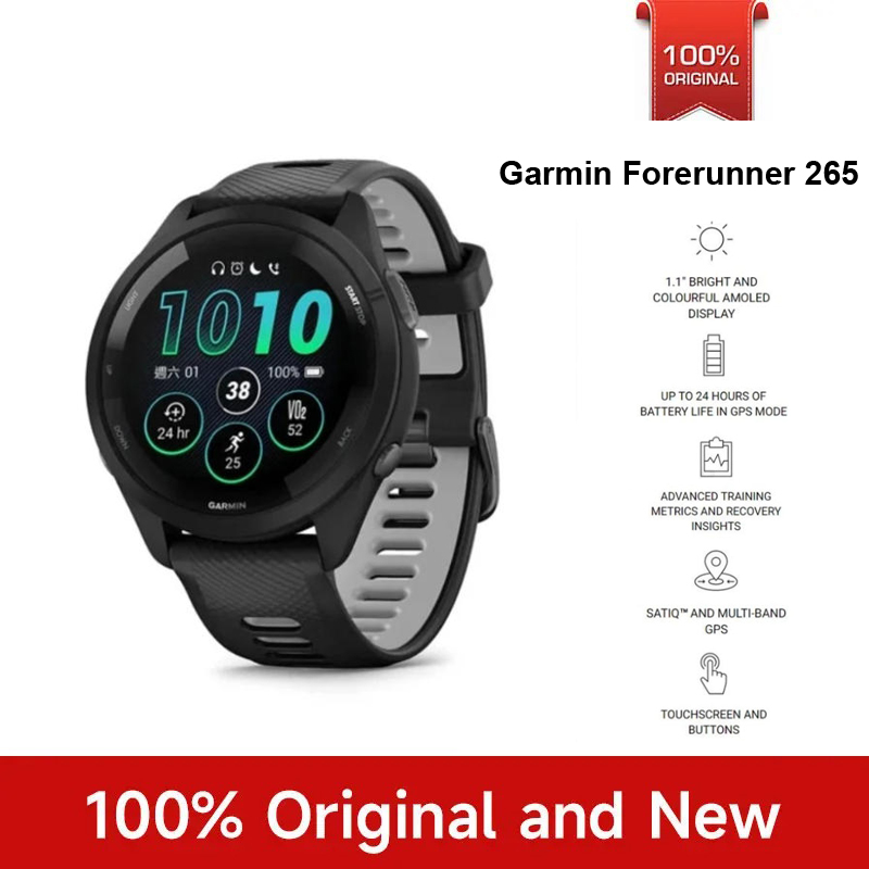 Gps Running Watch - Garmin Forerunner 265 Orologio Sportivo GPS
