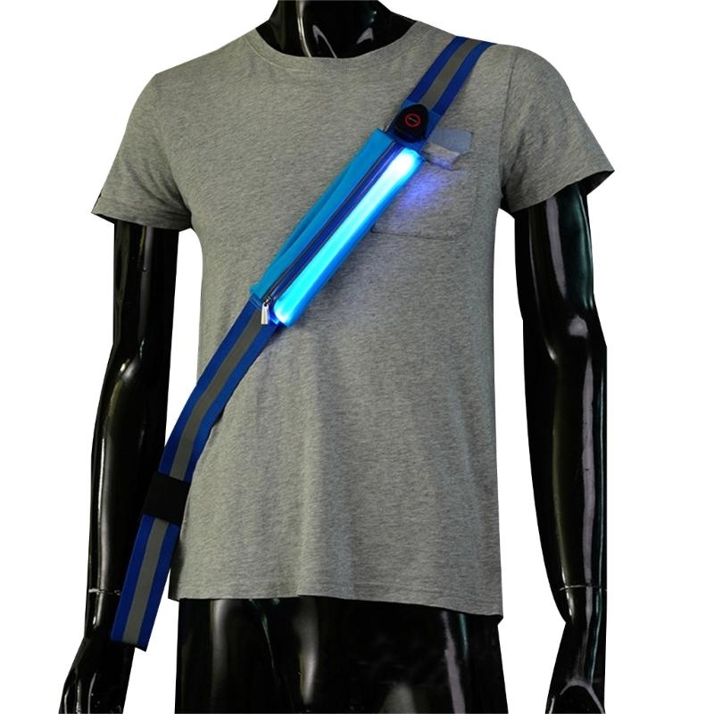 Running Gear Reflective - T3LB Cintura riflettente a LED visibilità