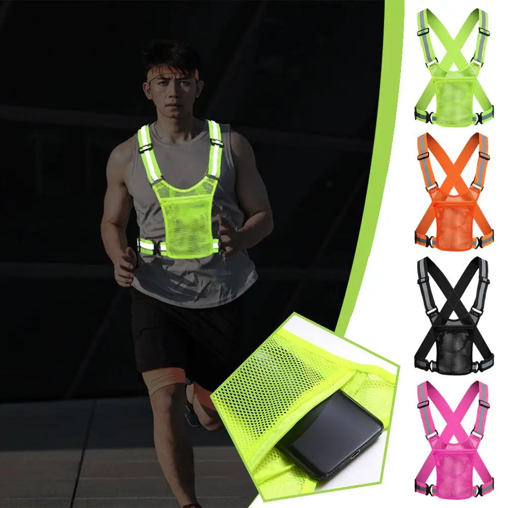 Running Gear Reflective - Gilet Riflettenti di Sicurezza Leggeri e