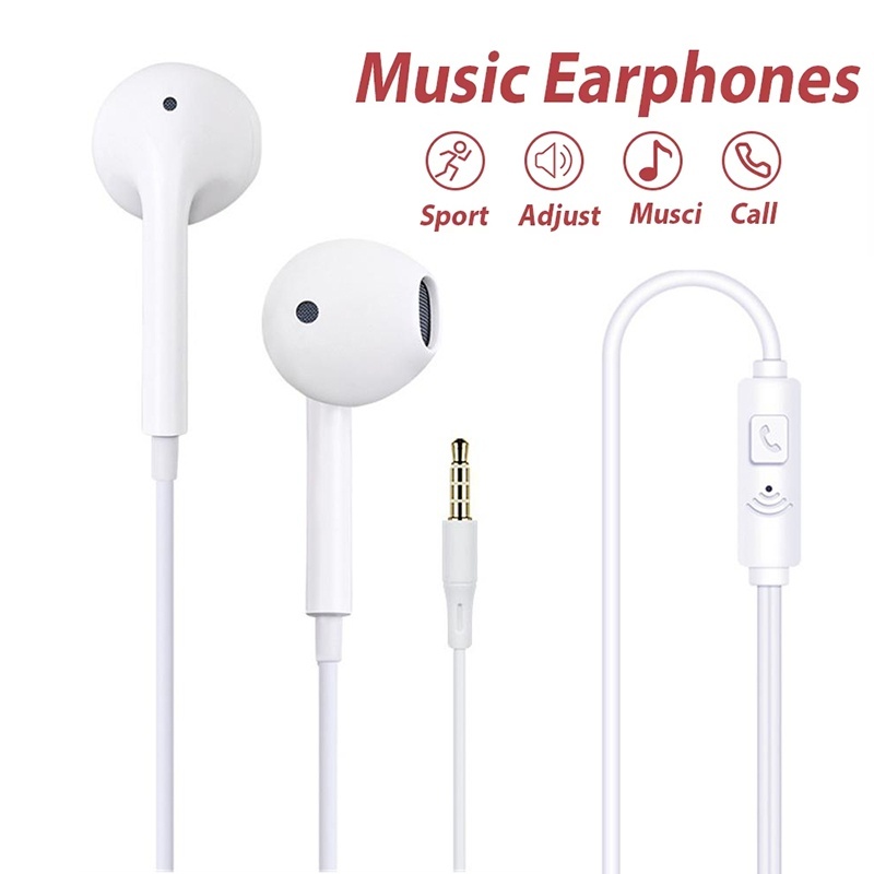 Running Gear Headphones - Auricolare Cablato da 3,5 mm con