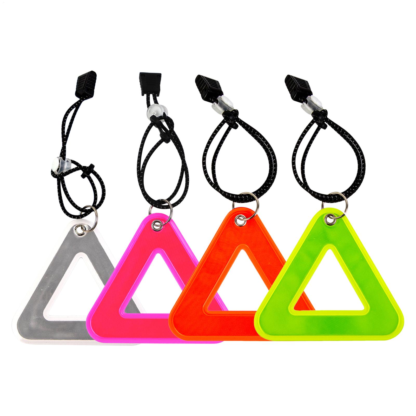Running Gear Ideas - Ciondoli Riflettenti Triangolari ad Alta Visibilità