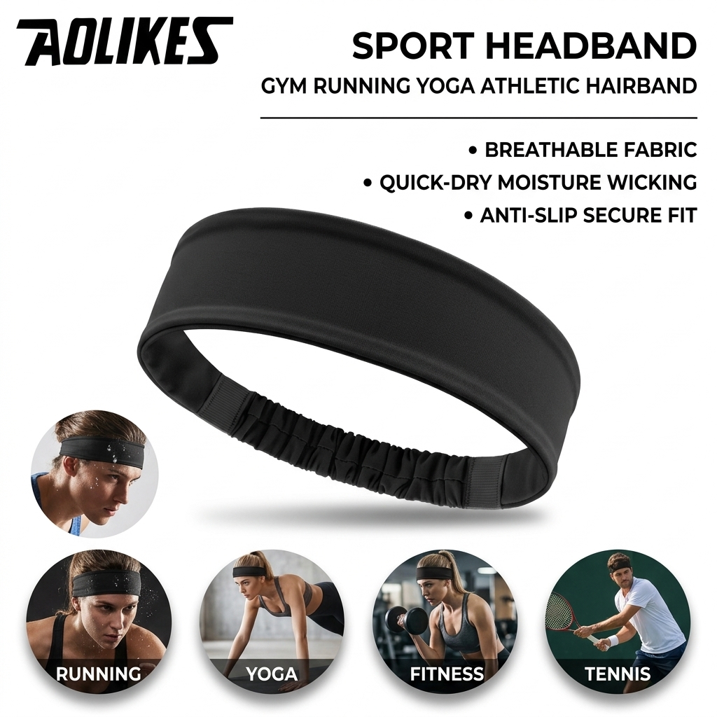 Fascia per Capelli in Polieste - Running Gear Gym recensione e prezzo