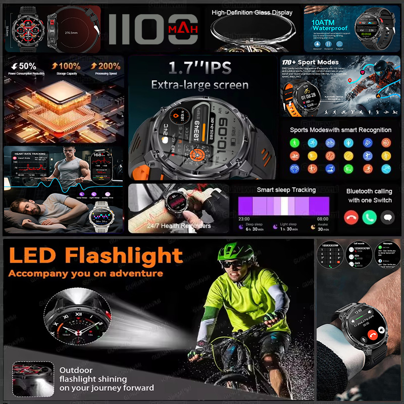 T-REX 3 Smartwatch militare da - Gps Running Watch recensione e prezzo