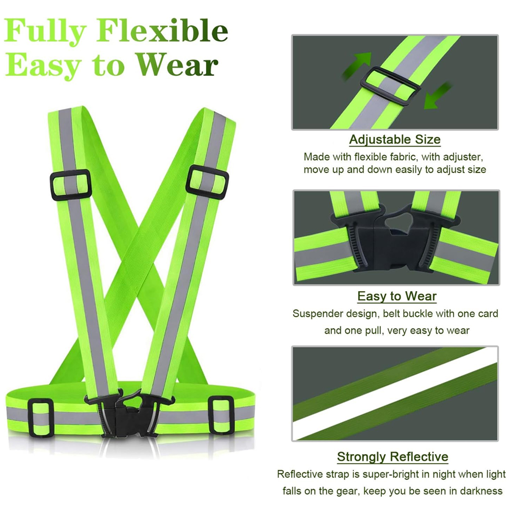 Gilet da corsa notturno da 1 p - Running Gear Reflective recensione e prezzo